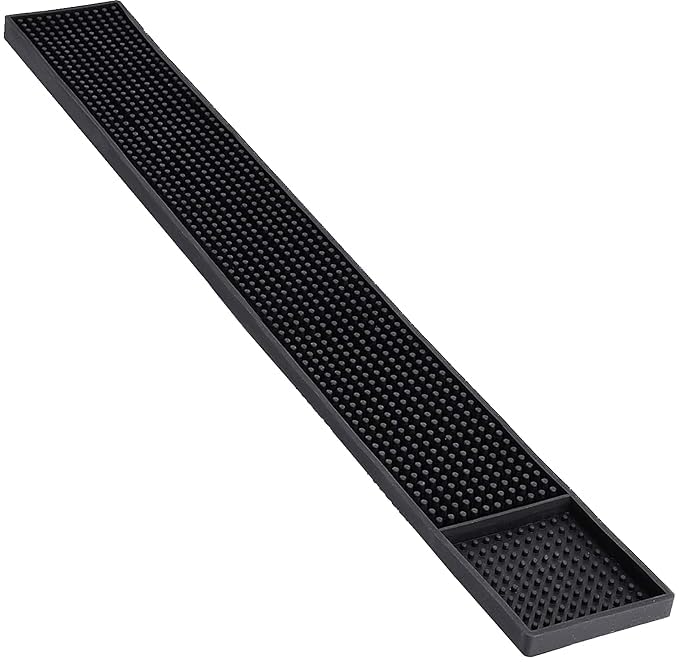 AICON ® Durable and Stylish Bar Mats for Spills. BarMat is for Coffee, Bars, Restaurants & Counter Top Dish Drying, Glass Drying Product Size 60cm x 8cm x 8mm Thickness - Image 1