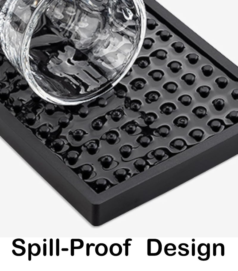 AICON ® Durable and Stylish Bar Mats for Spills. BarMat is for Coffee, Bars, Restaurants & Counter Top Dish Drying, Glass Drying Product Size 60cm x 8cm x 8mm Thickness - Image 3