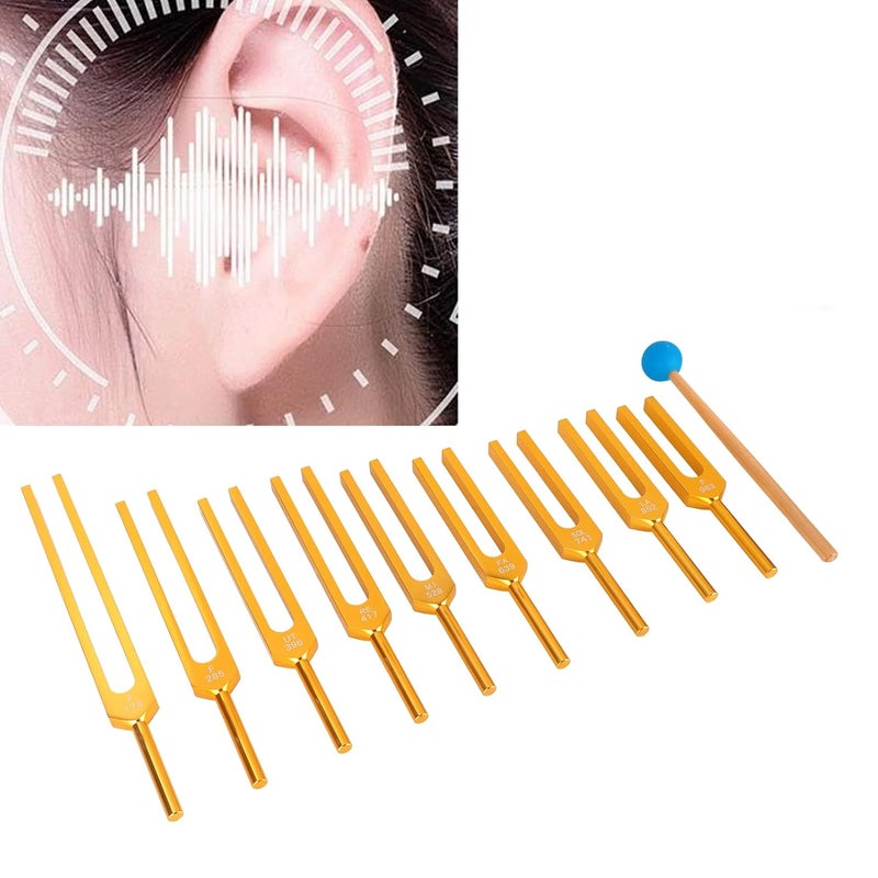 klarako Tuning Fork Set,9 Tuning Forks Perfect for DNA Healing, Chakra, Sound, Keep Body, Mind and Spirit in Perfect Harmony - Image 3