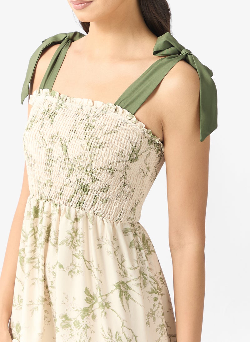 ELLA Floral Print Dress - Image 3