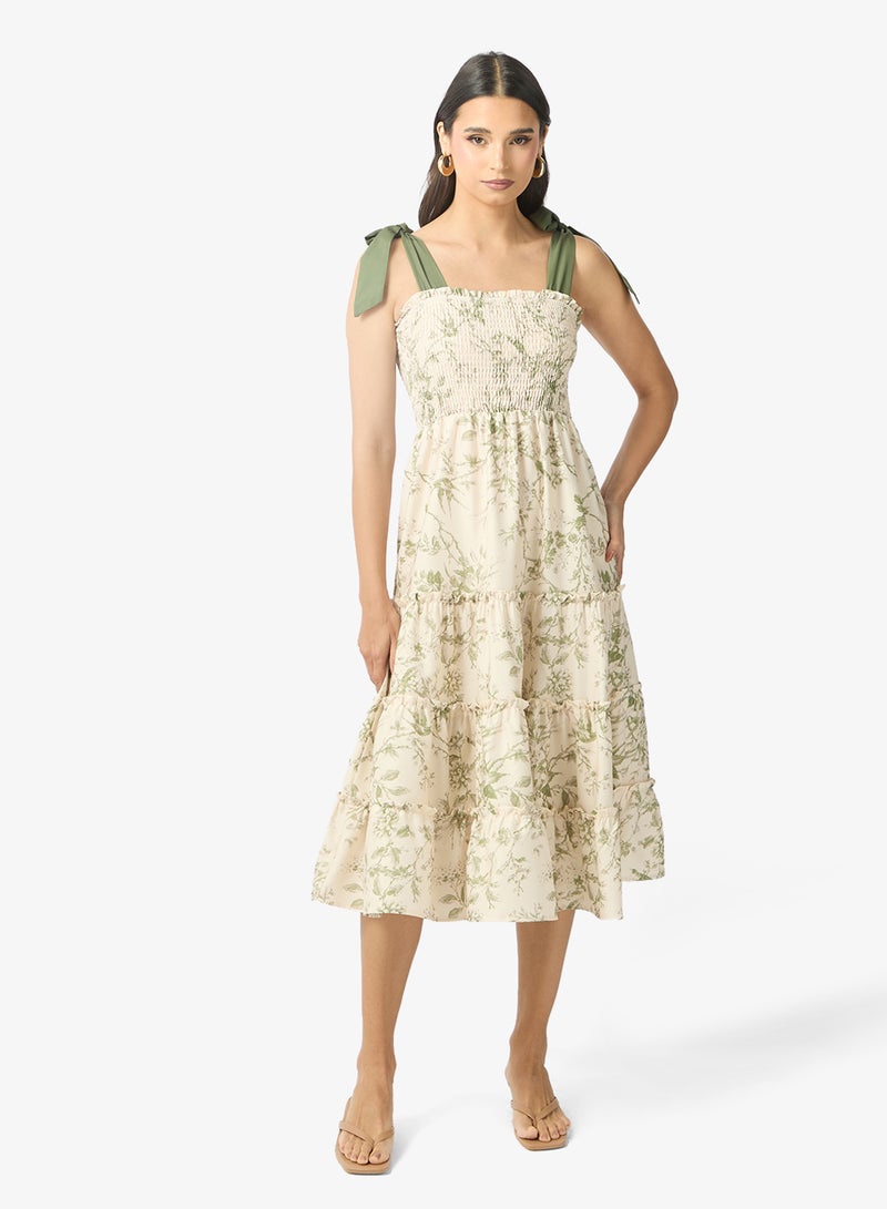 ELLA Floral Print Dress - Image 1