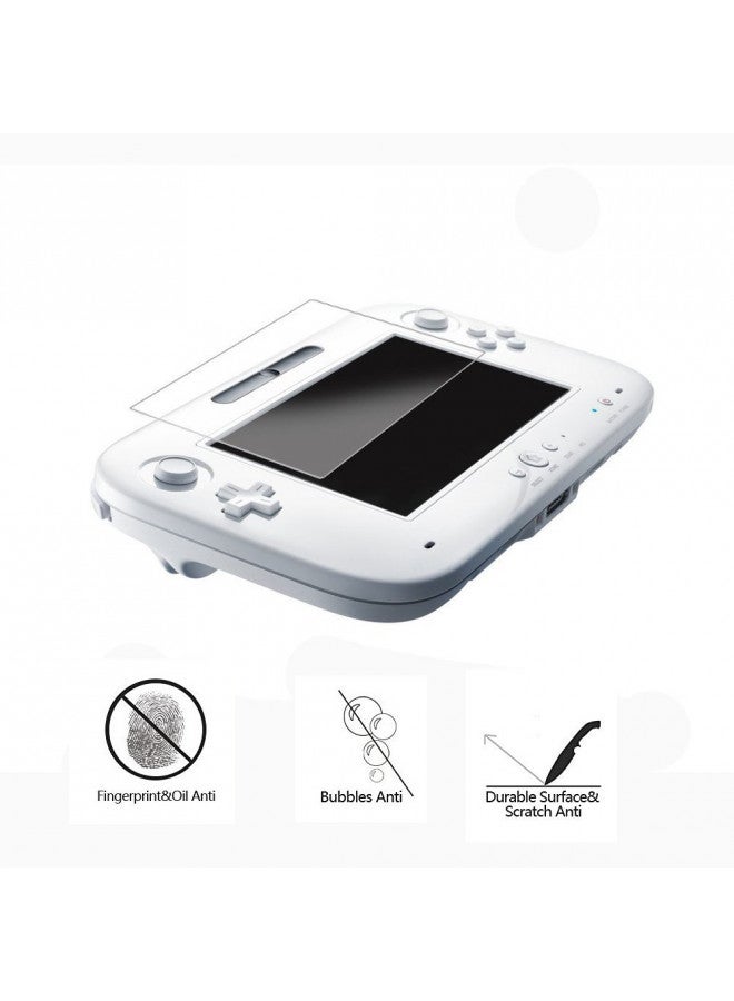 AKWOX (Pack of 4) Screen Protector for Nintendo Wii U Gamepad, Akwox Ultra Clear HD Screen Protective Filter for Nintendo Wii U Gamepad with Anti-Bubble and Anti-Fingerprint - Image 2
