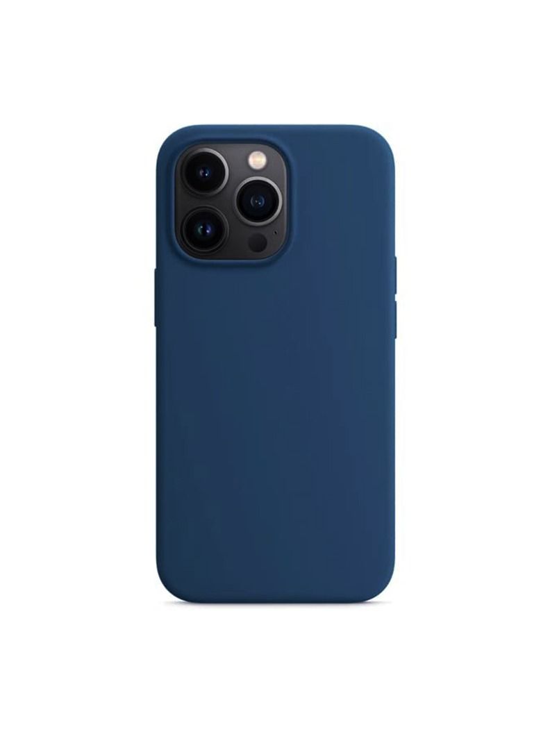 Protect iPhone 13 Pro Max Case with MagSafe Support Magsafe Charging Silicone Case for 13 Pro Max 6.7 inch Blue - Image 3