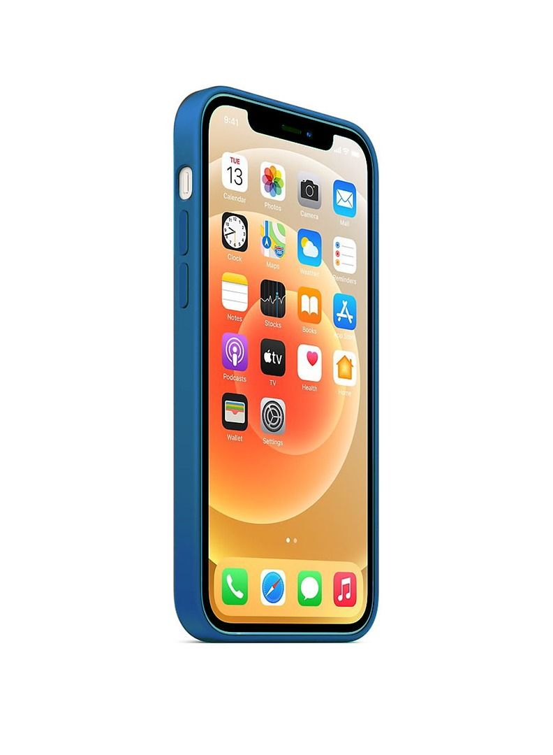 Protect iPhone 13 Pro Max Case with MagSafe Support Magsafe Charging Silicone Case for 13 Pro Max 6.7 inch Blue - Image 2