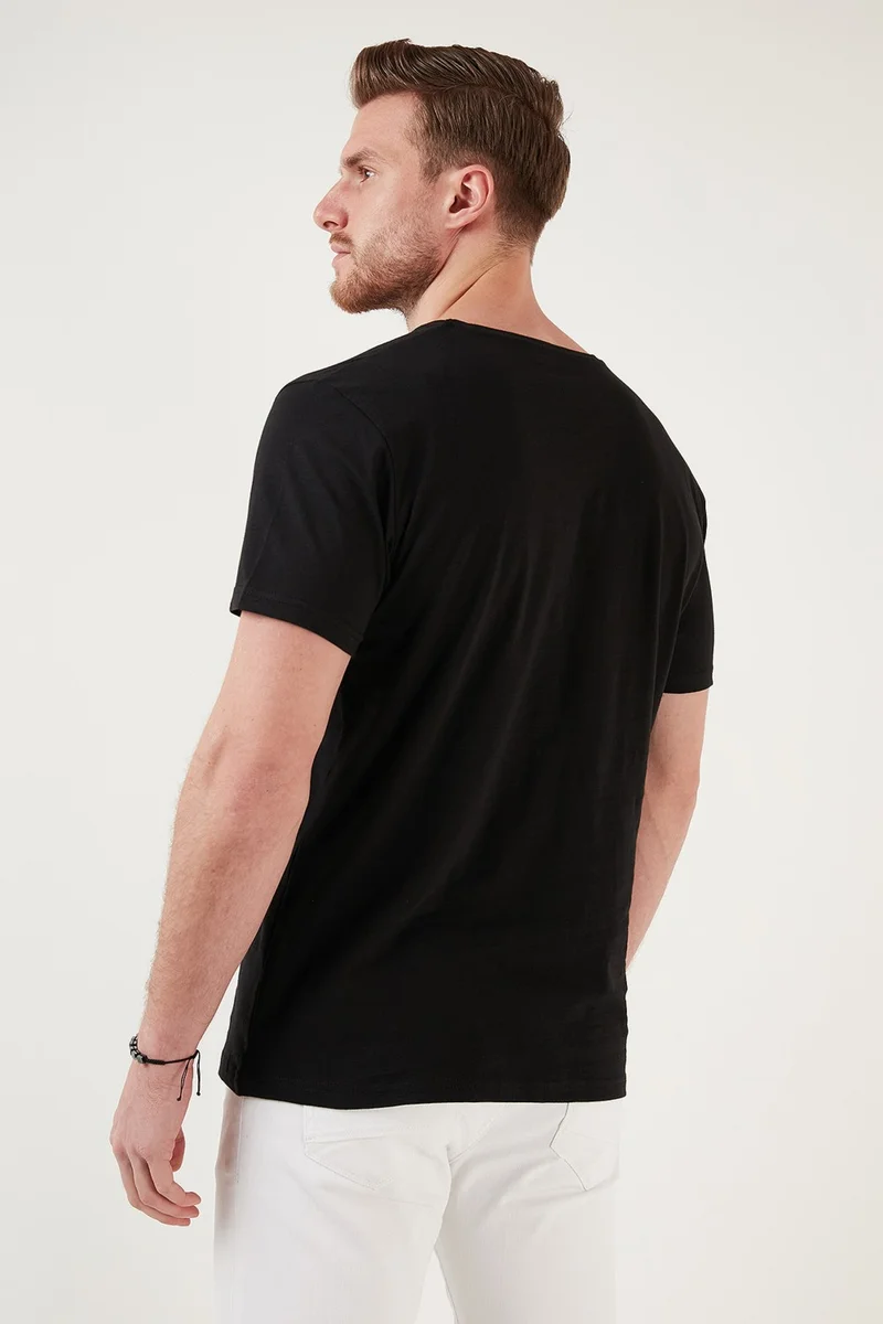 بوراتي Cotton Regular Fit Crew Neck T Shirt Men's T Shirt 59021751