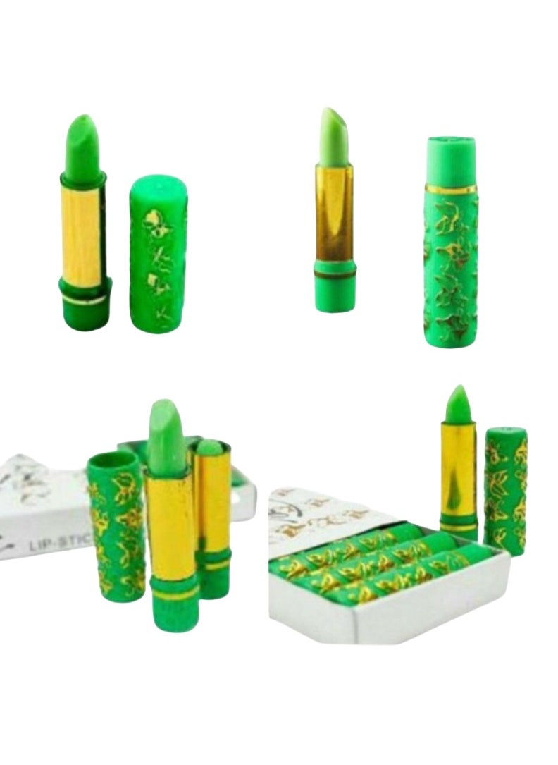 Generic Magic green lipstick 4pcs 