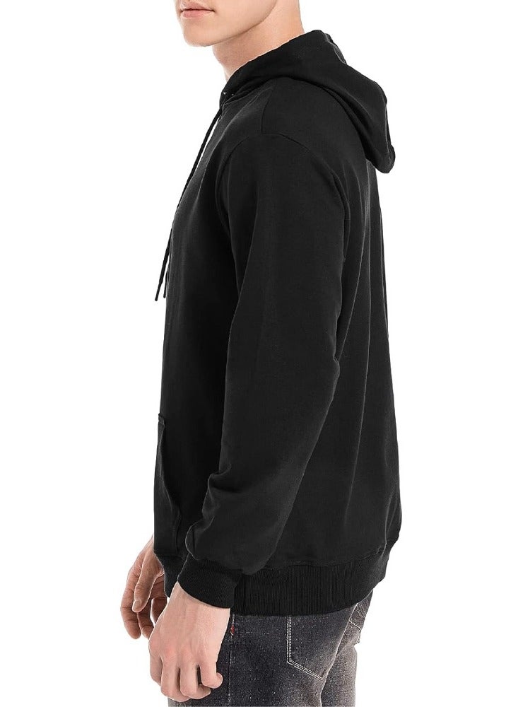 PRINTSHOP4ME Eid Mubarak Hoodie for Both Men and Women - Soft Cotton Pullover - Long Sleeve with Drawstring and Kangaroo Pockets - Perfect for Travel - Celebrate Eid in Style - Image 3