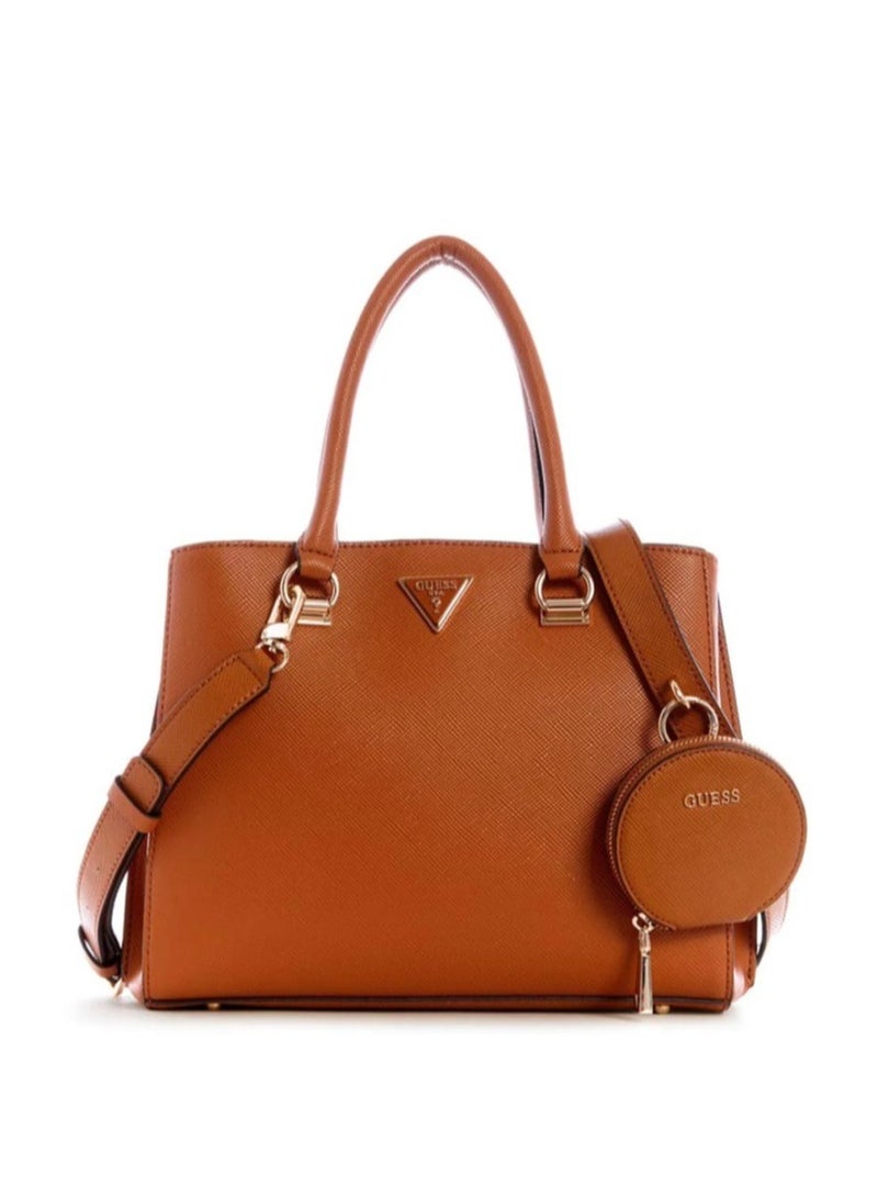 GUESS Womens Alexie Satchel Bag Satchel Bag - Image 1