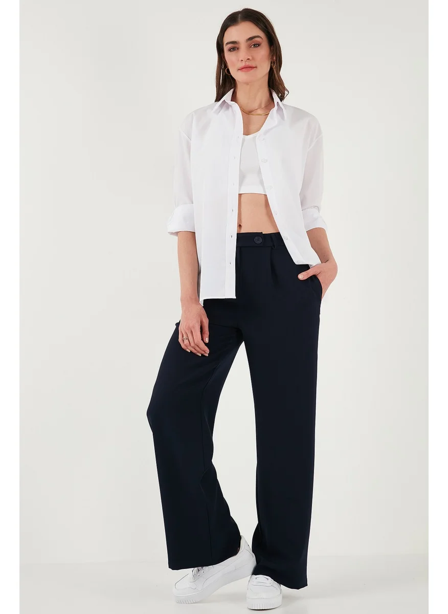Lela Cotton Regular Fit Buttonable Slit Detail Shirt Women's Shirt 6772920