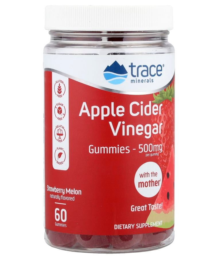 Apple Cider Vinegar Gummies Strawberry Melon  500 mg 60 Gummies