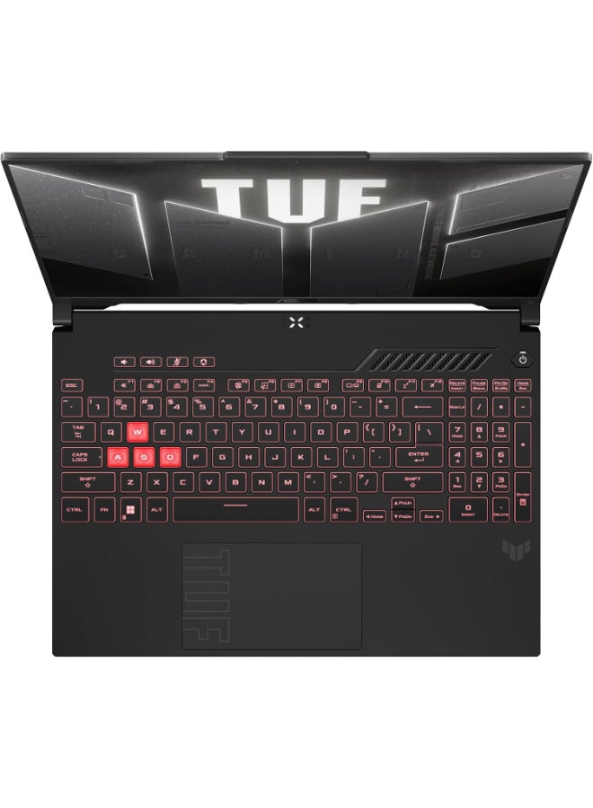 أسوس لابتوب TUF Gaming A16، شاشة 16" FHD+ بتردد 144Hz، معالج AMD Ryzen 7 7445HS، ذاكرة RAM بسعة 16GB DDR5، قرص SSD بسعة 1TB PCIe 4.0، بطاقة NVIDIA GeForce RTX 4050 بسعة 6GB، لوحة مفاتيح RGB بمنطقة واحدة باللغتين الإنجليزية والعربية، ويندوز 11، لون رمادي ميكانيكي - Image 3