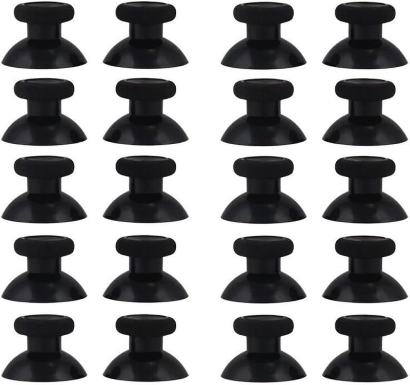 20 PCS Black Analog Stick Joystick Controller Performance Thumb Grips Replacement Parts for PS4 Xbox One Controller - Image 2