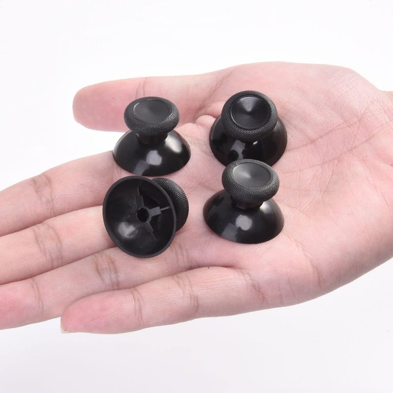20 PCS Black Analog Stick Joystick Controller Performance Thumb Grips Replacement Parts for PS4 Xbox One Controller - Image 4
