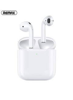 REMAX RX Wireless Earbuds For Music & Call with Charging Case White BT250  - Image 1