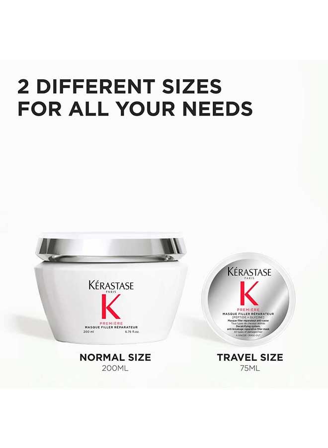 KERASTASE Première Masque Filler Réparateur Hair Mask for Damaged Hair - Travel Size 75ml - Image 4