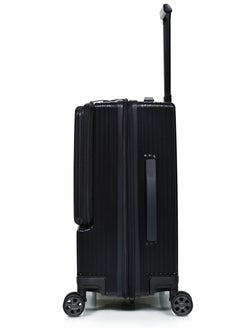 MORANO Morano Luggage Lightweight – Hardside Carry-On Trolley Bag  With 4 Spinner Wheels TSA Lock, 20 inch (Black)  - Image 4