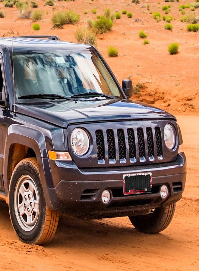 ريكو إندستريز إطار لوحة ترخيص سيارات من الكروم بالكامل من شركة Rico Industries، يحمل شعار فريق إلينوي ستيت ريدبيردز التابع للرابطة الوطنية لرياضة الجامعات (NCAA)، مقاس 12 بوصة × 6 بوصات، مناسب للسيارات والشاحنات وسيارات الدفع الرباعي. - Image 3