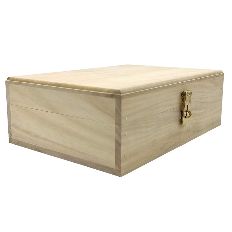 Plus Value Auspicious Shriparni Cash Box Vastu Products Wealth Money Finance Home Office Factory Shop Decor Spiritual Housewarming Gifts Size 10 x 7 Inches Wooden - Image 1