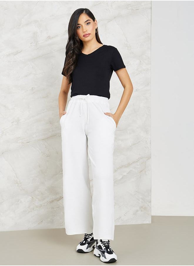 Styli - Wide Leg Jogger with Side Pocket - Image 1