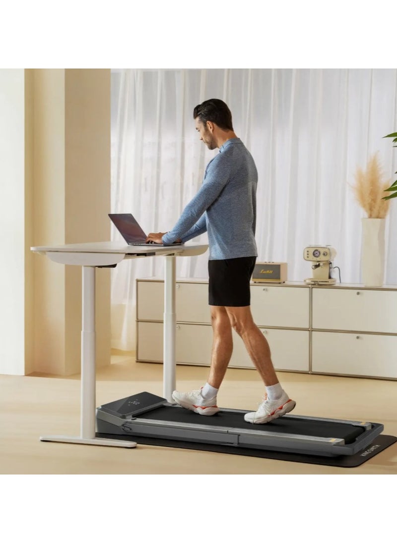 KINGSMITH - WP400P42 Foldable Treadmill Z3 Hybrid | Silent Brushless motor 1HP 735W | 1-10 km/h Max Speed | upto 110 kg user weight | Time, speed, distance, calories, steps panel display | Black - Image 1