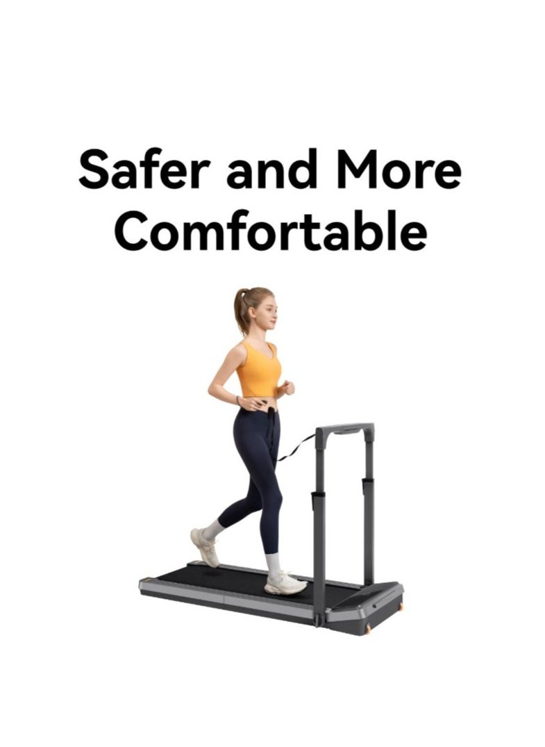 KINGSMITH - WP400P42 Foldable Treadmill Z3 Hybrid | Silent Brushless motor 1HP 735W | 1-10 km/h Max Speed | upto 110 kg user weight | Time, speed, distance, calories, steps panel display | Black - Image 1