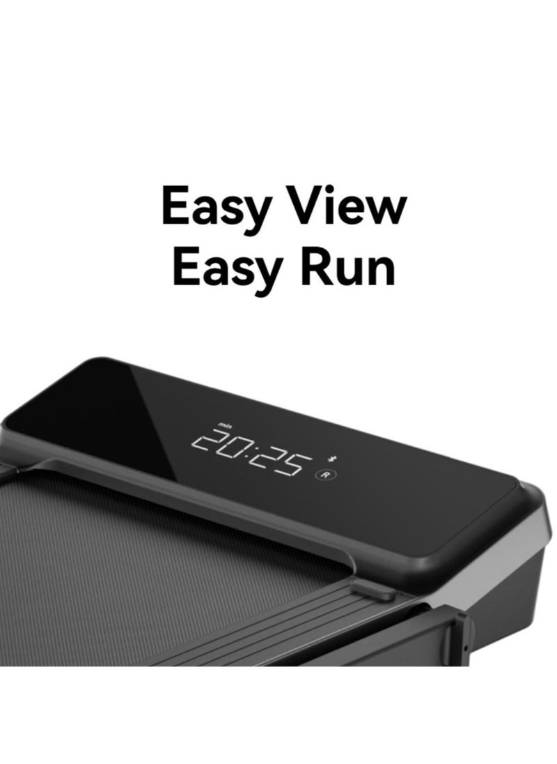 KINGSMITH - WP400P42 Foldable Treadmill Z3 Hybrid | Silent Brushless motor 1HP 735W | 1-10 km/h Max Speed | upto 110 kg user weight | Time, speed, distance, calories, steps panel display | Black - Image 1