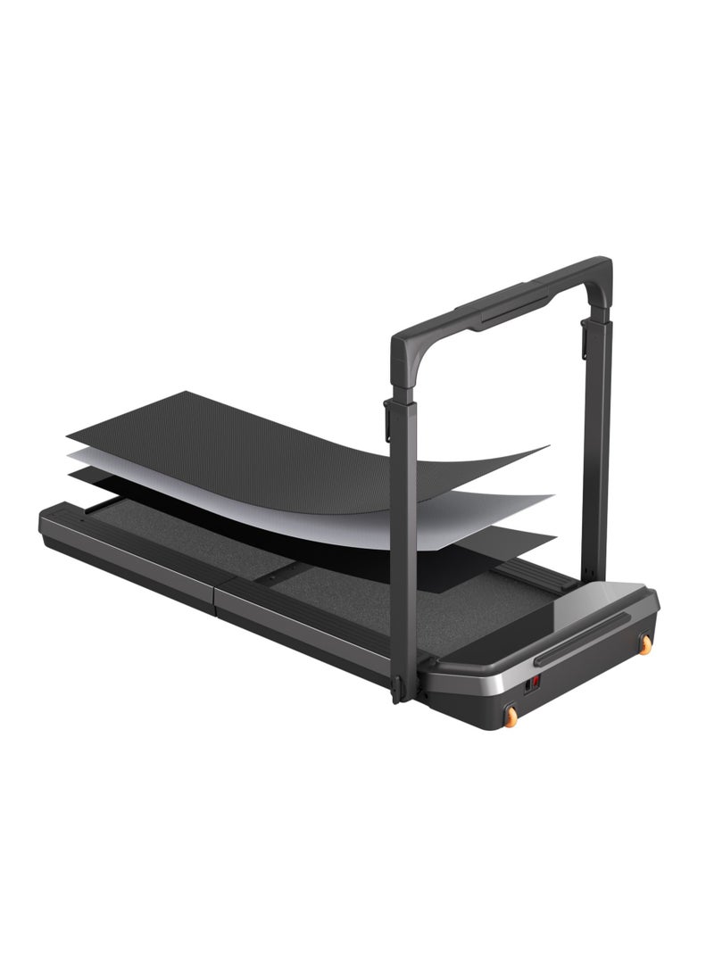 KINGSMITH - WP400P42 Foldable Treadmill Z3 Hybrid | Silent Brushless motor 1HP 735W | 1-10 km/h Max Speed | upto 110 kg user weight | Time, speed, distance, calories, steps panel display | Black - Image 1