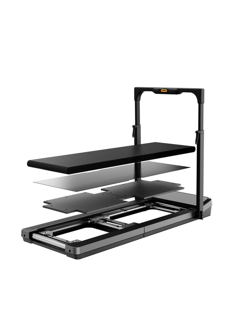 KINGSMITH - WP400P42 Foldable Treadmill Z3 Hybrid | Silent Brushless motor 1HP 735W | 1-10 km/h Max Speed | upto 110 kg user weight | Time, speed, distance, calories, steps panel display | Black - Image 1
