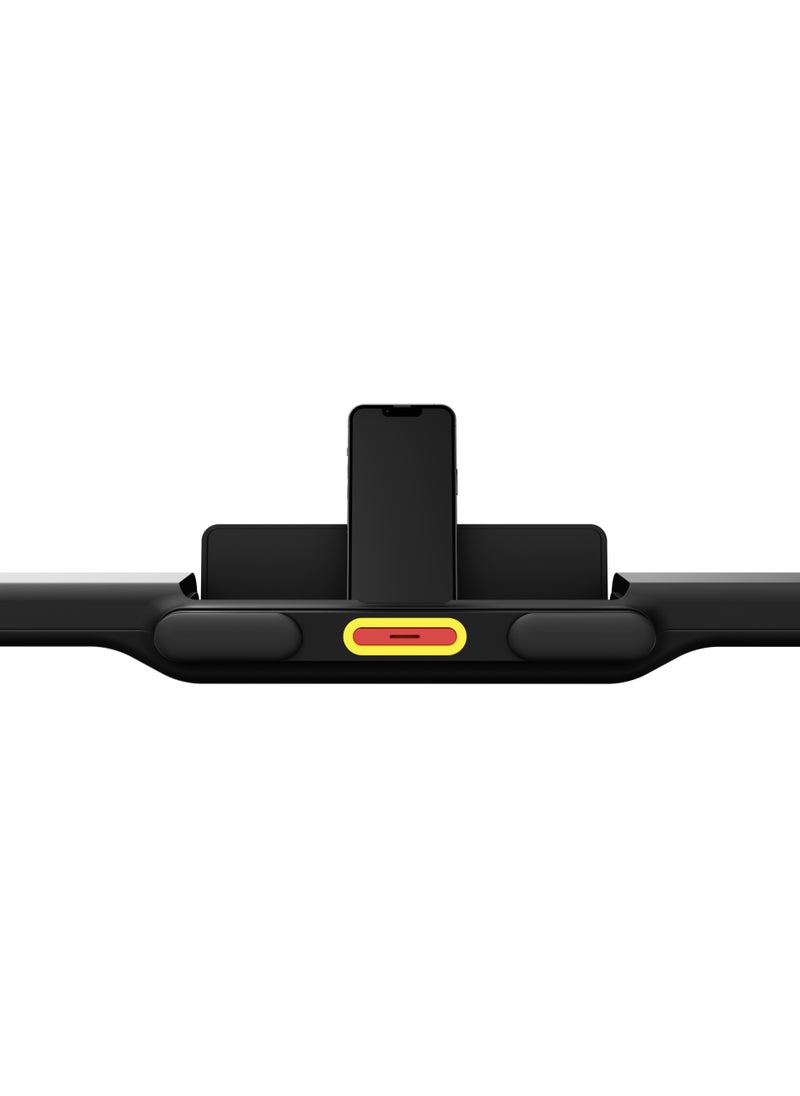 KINGSMITH - WP400P42 Foldable Treadmill Z3 Hybrid | Silent Brushless motor 1HP 735W | 1-10 km/h Max Speed | upto 110 kg user weight | Time, speed, distance, calories, steps panel display | Black - Image 1