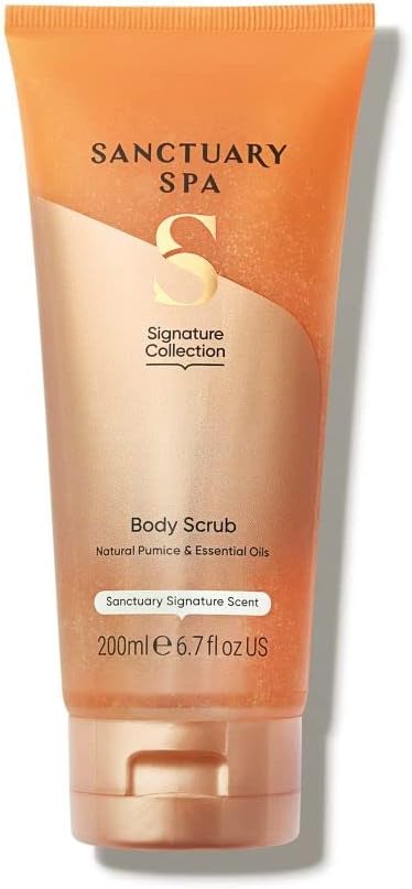Sanctuary Spa Exfoliating Body Scrub No Mineral Oil Cruelty Free and Vegan Body Exfoliator 200 ml