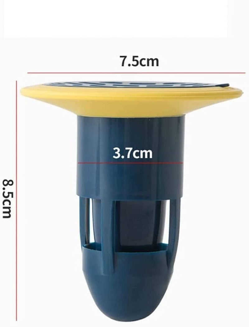 Wisik enterprise Floor Drain Silicone Sleeve Bathroom Hair Catcher Sink Filter Drain use for Bathroom, Toilet, wash Basin Strainer Catcher Shower Drain Cover Hair Catcher for Any Length (1 pcs) - Image 2