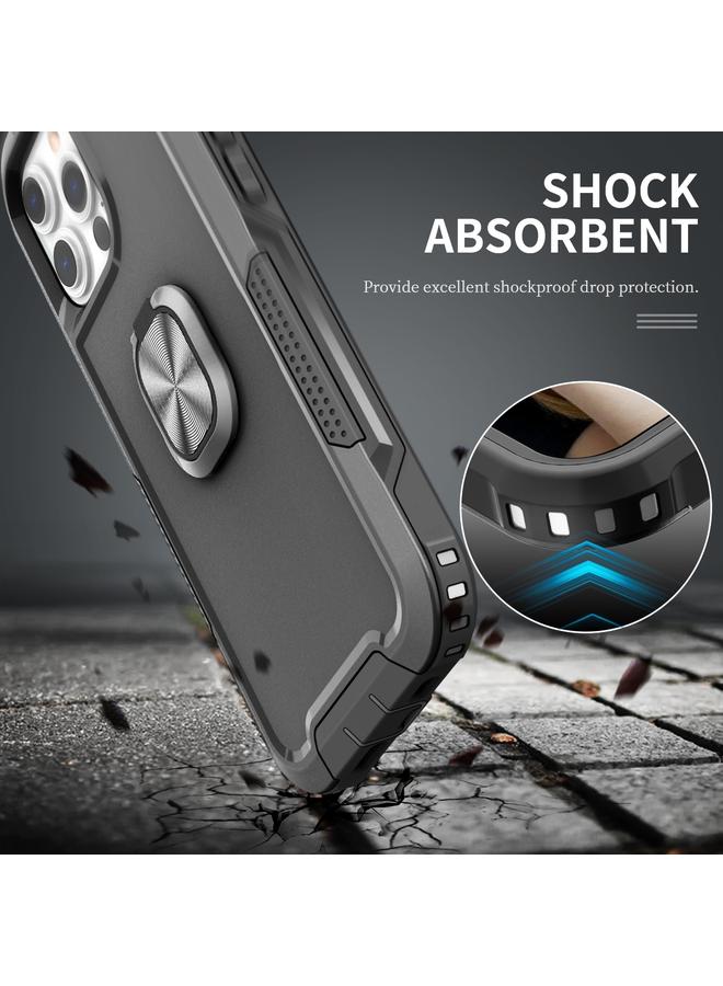 Zaboon Case For iPhone 13 Pro Max 3 in 1 PC + TPU Phone Case with Ring Holder - Image 4