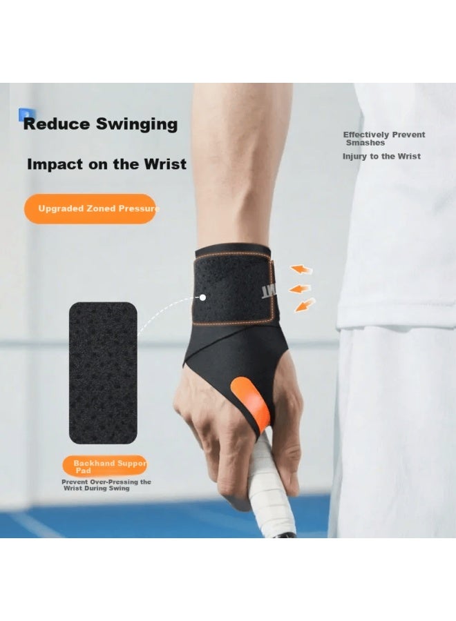 Tmt Wrist Support Brace For Sprains, Tendonitis, And Injuries - Uni Sports Wrist Wrap For Badminton, Strain, And Fracture Protection - Image 3