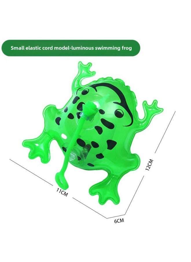 Online Red Frog Balloon Inflatable Frog Light-emitting Frog Frog Baby Inflatable Toy Frog Inflatable Wholesale-Color:Light-emitting Frog Green ]  - Image 1