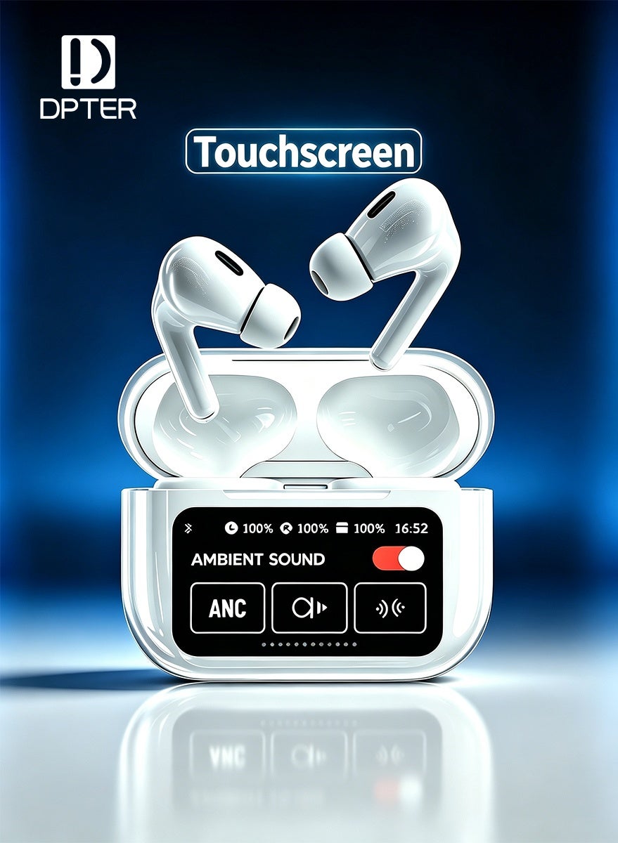 dpter Dpter True Wireless Earbuds Anc Enc Touch Screen Tws Earbuds Bluetooth 5 4 32h Battery ZC9F9636C44FA844B0FA2Z