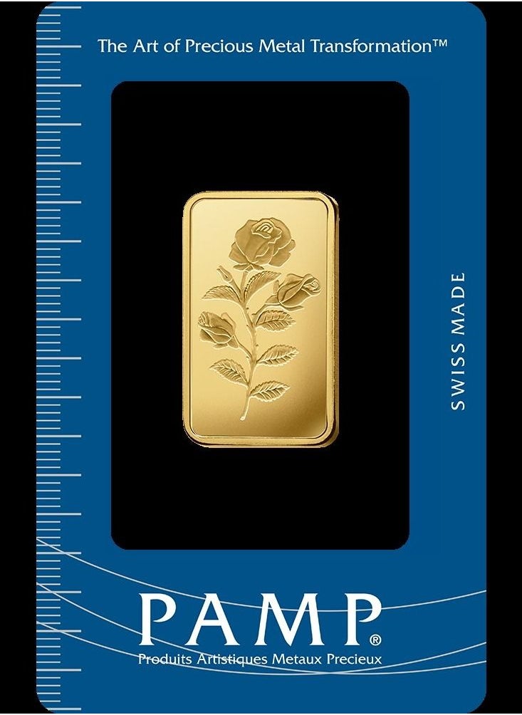 PAMP - Rosa Gold Bar 24K weighing 20g - Image 1