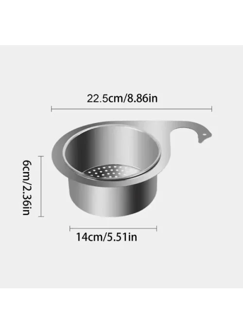 Ttt Swan Design Stainless Sink Drain Basket