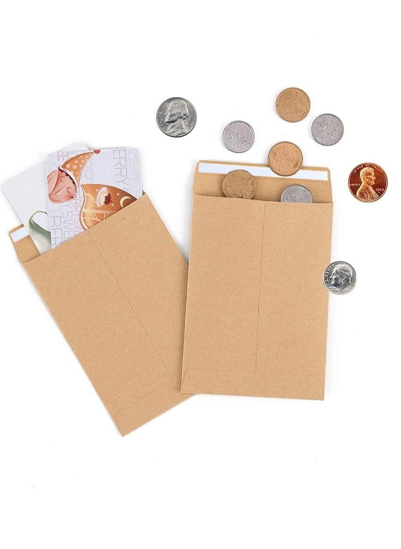 50-Piece Small Size Paper Envelope 4x3 Inch Size