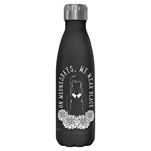 Wednesday We Wear Black 17 oz Stainless Steel Bottle - Image 3