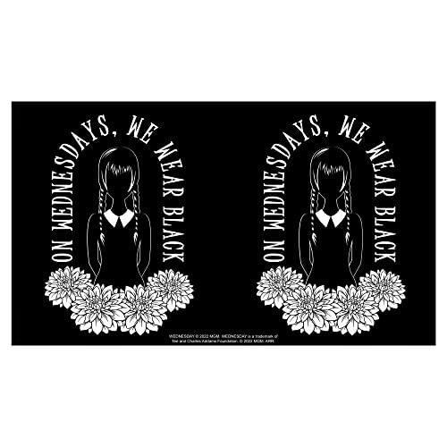 Wednesday We Wear Black 17 oz Stainless Steel Bottle - Image 4