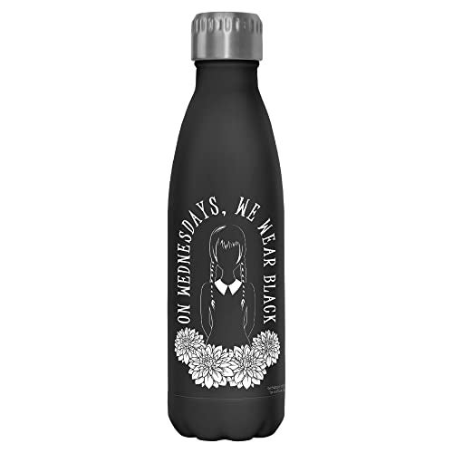 Wednesday We Wear Black 17 oz Stainless Steel Bottle - Image 5
