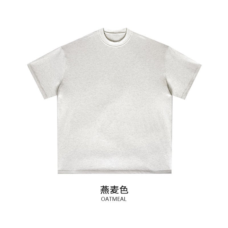 Ae Men'S 0004 Land 310G Heavy T-Shirt Men'S American Oversize Solid Color Cotton Short Sleeve T - Image 1