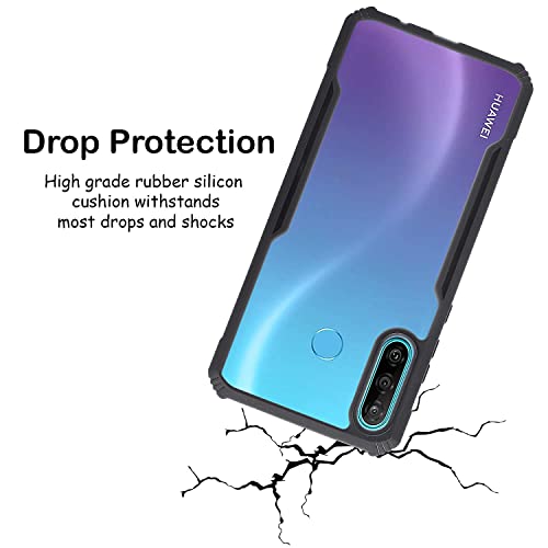 Plus 360 Degree Protection Black Border Back Cover for Huawei P30 lite - Black - Image 3
