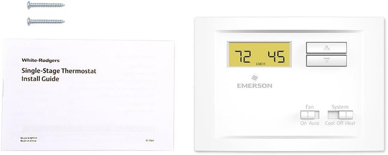 Emerson ترموستات NP110 غير قابل للبرمجة من مرحلة واحدة - Image 3