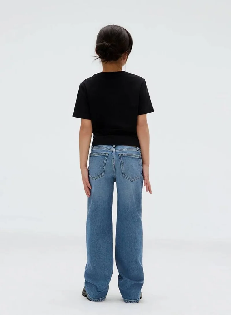 Calvin Klein Jeans Ck Black Logo T-Shirt for Women | Best Price UAE