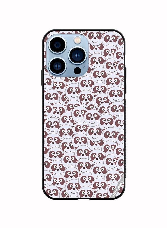 VR CREATIVE Protective Case Cover For Apple iPhone 14 Pro Max Children With Funny Panda Design Multicolour - Image 1