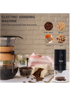 Youque Portable Electric Coffee Grinder Black  - Image 5