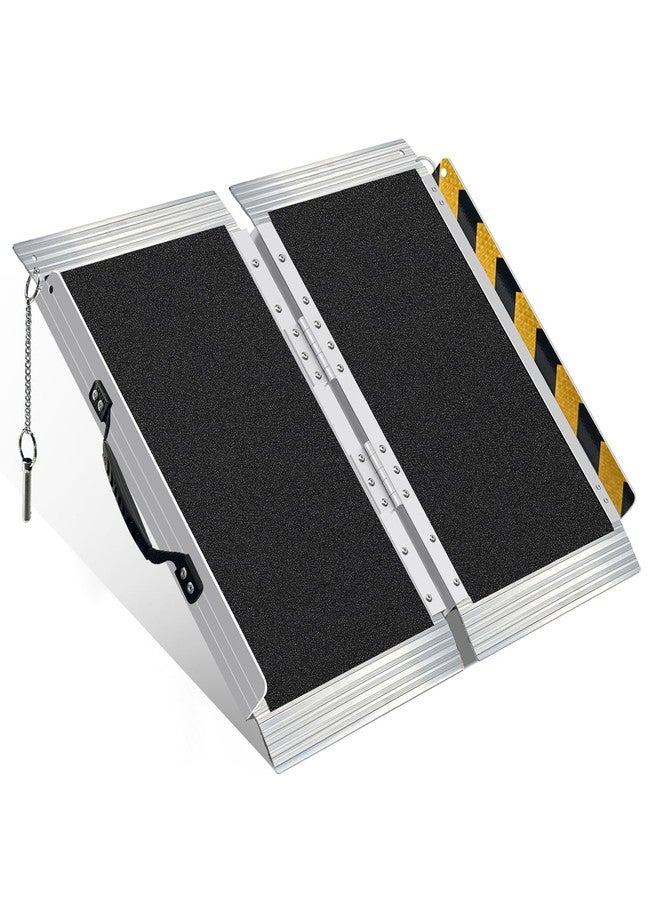 Rocspire 2FT Portable Wheelchair Ramp - 800lb Capacity, Folding Non-Slip Aluminum Handicap Ramp, Ramps for Wheelchairs for Home, Doorways, Stairs, Thresholds, Car Curbs, Scooters & Carts - Image 1