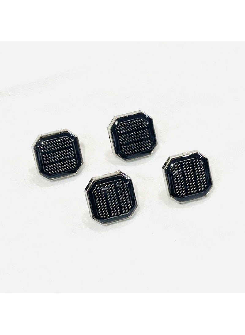 Abrar 8 Set Metal Snap Buttons For Men Saudi Thobe Size 12mm - Image 1