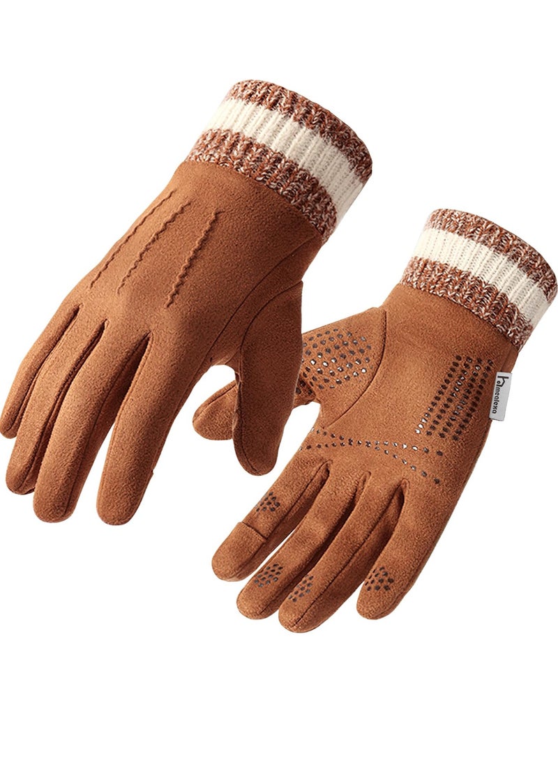 Touchscreen Gloves Winter Gloves,Thermal Gloves Sport Warm and Windproof for Skiing Cycling Women and Men - Image 1